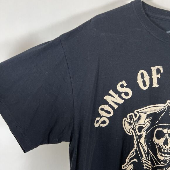 Sons Of Anarchy 2012 T Shirt Mens Size XL Black Grim Reaper Graphic Motorcyle - Picture 5 of 9